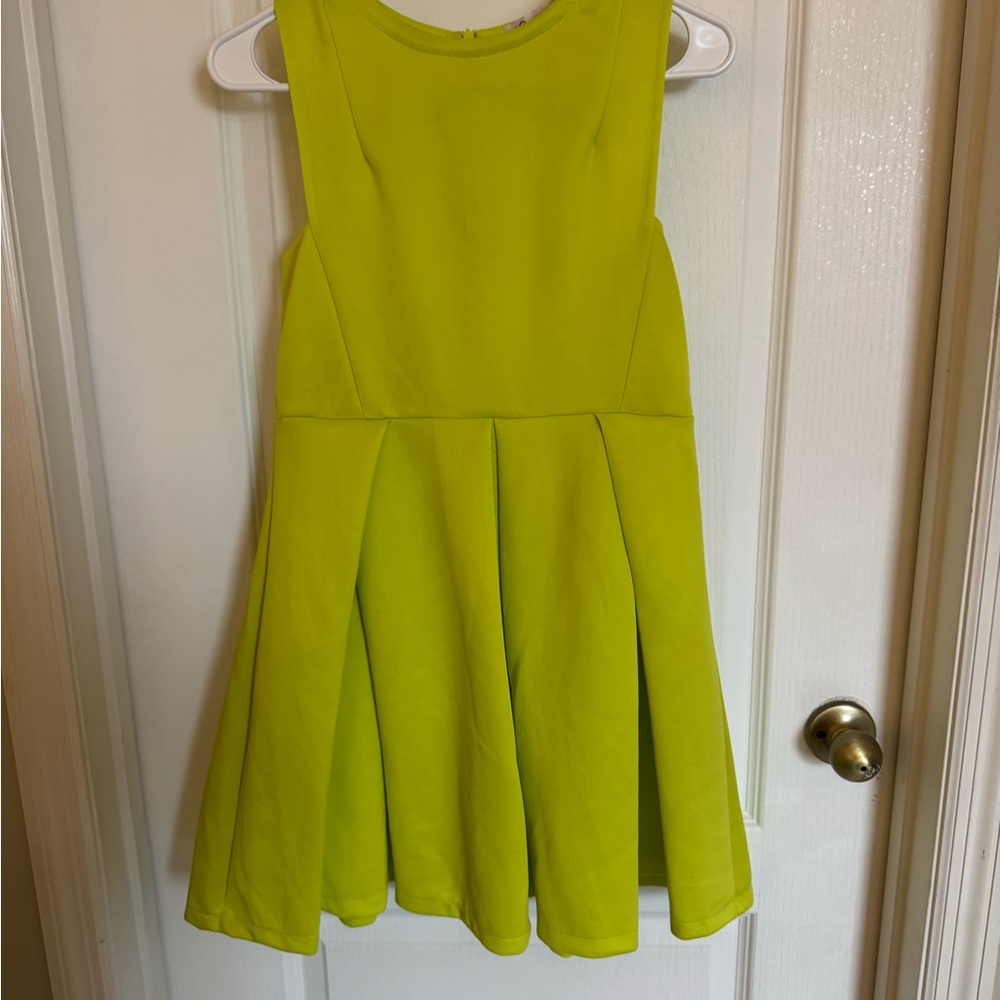 Lime Green Sleeveless Dress